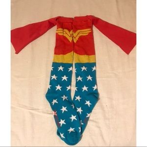 Wonder Woman Cape Knee High Socks